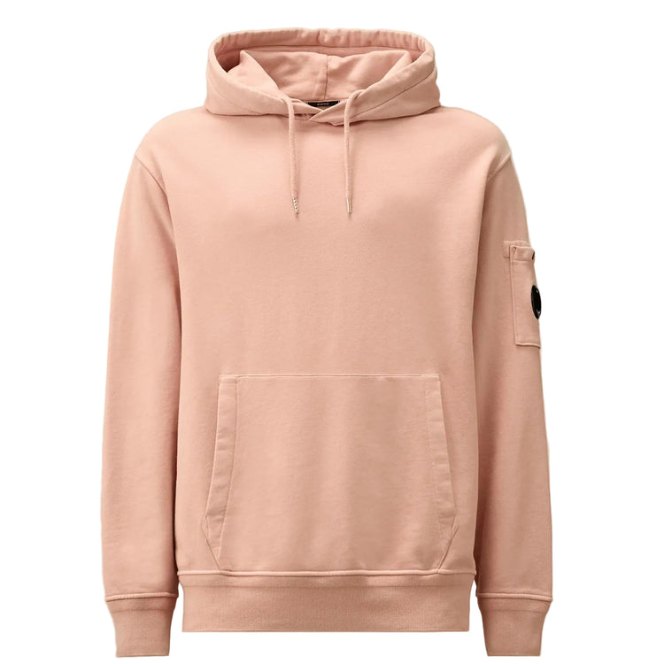 Diagonal Fleece Resist Dyed Lens Hoodie - Casual Basement