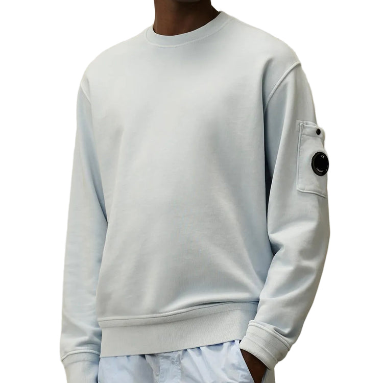 Diagonal Fleece Resist Dyed Lens Sweatshirt - Casual Basement