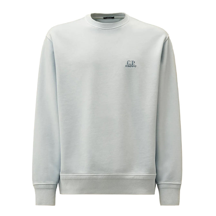 Diagonal Fleece Resist Dyed Logo Sweatshirt (TBC) - Casual Basement