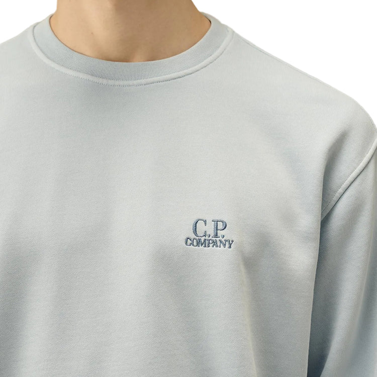 Diagonal Fleece Resist Dyed Logo Sweatshirt (TBC) - Casual Basement