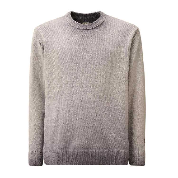 Chenille Crewneck Cuff Logo Knit (TBC) - Casual Basement