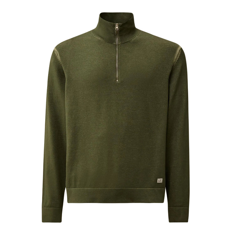 Cotton/Nylon Quarter Zip Knit (TBC) - Casual Basement