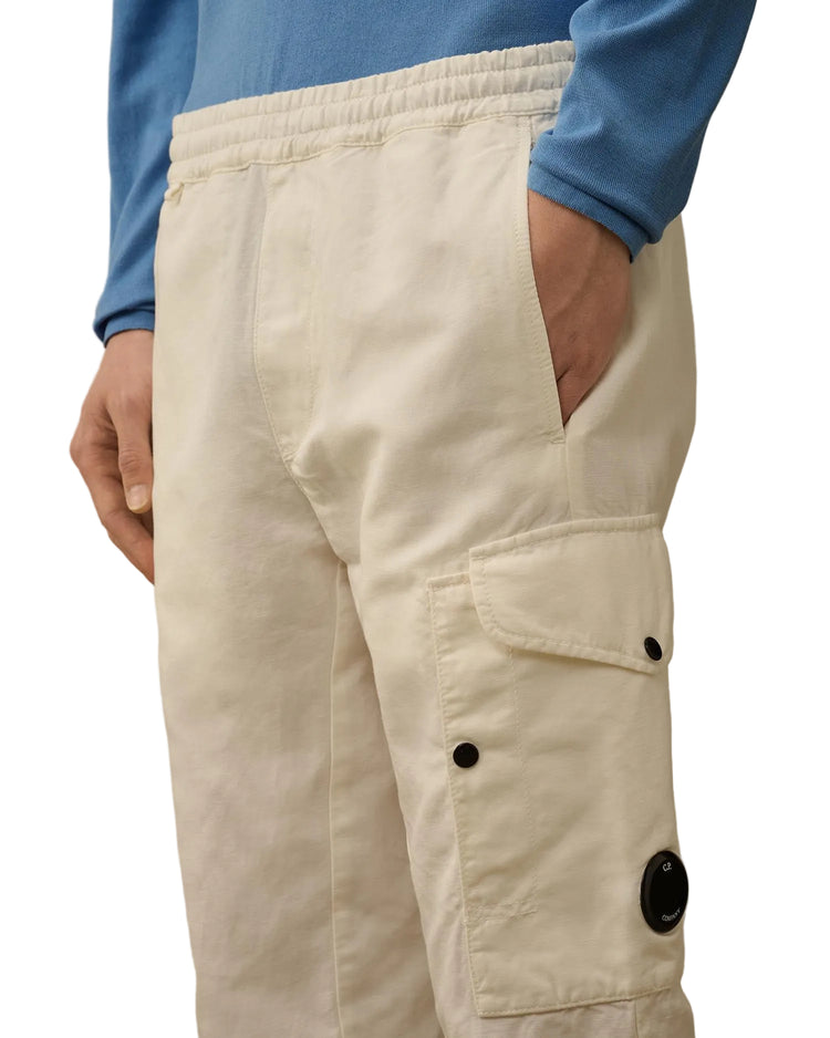 Cotton/Linen Lens Cargo Pants (TBC) - Casual Basement