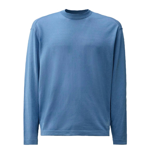 Lisle Thread Crewneck Logo Knit - Casual Basement