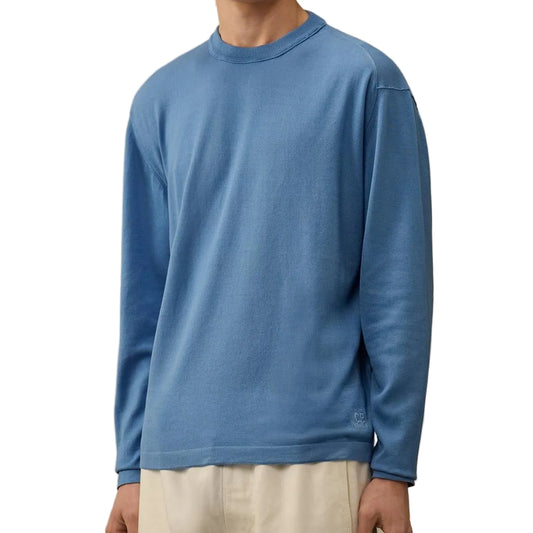 Lisle Thread Crewneck Logo Knit - Casual Basement