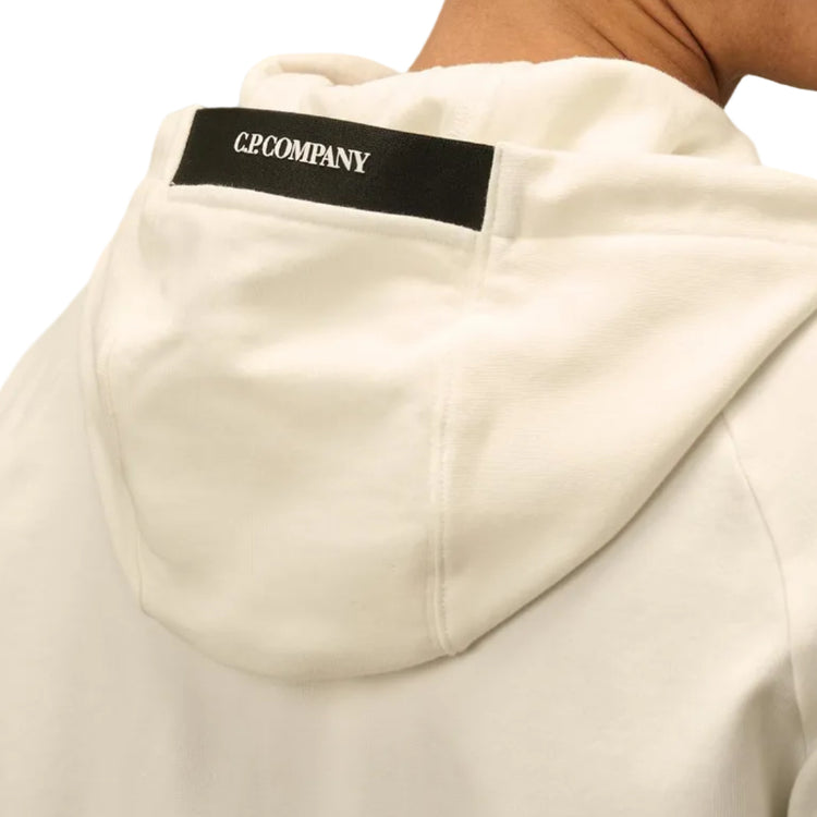 Diagonal Raised Fleece Lens Zip Hoodie - Casual Basement