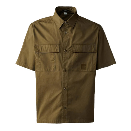 Metropolis Short Sleeve Gabardine Shirt - Casual Basement