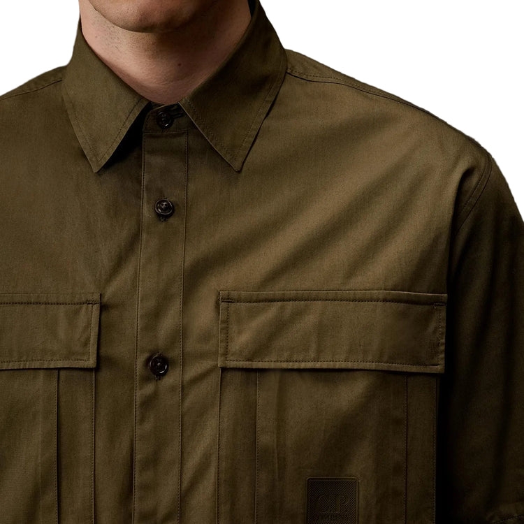 Metropolis Short Sleeve Gabardine Shirt - Casual Basement