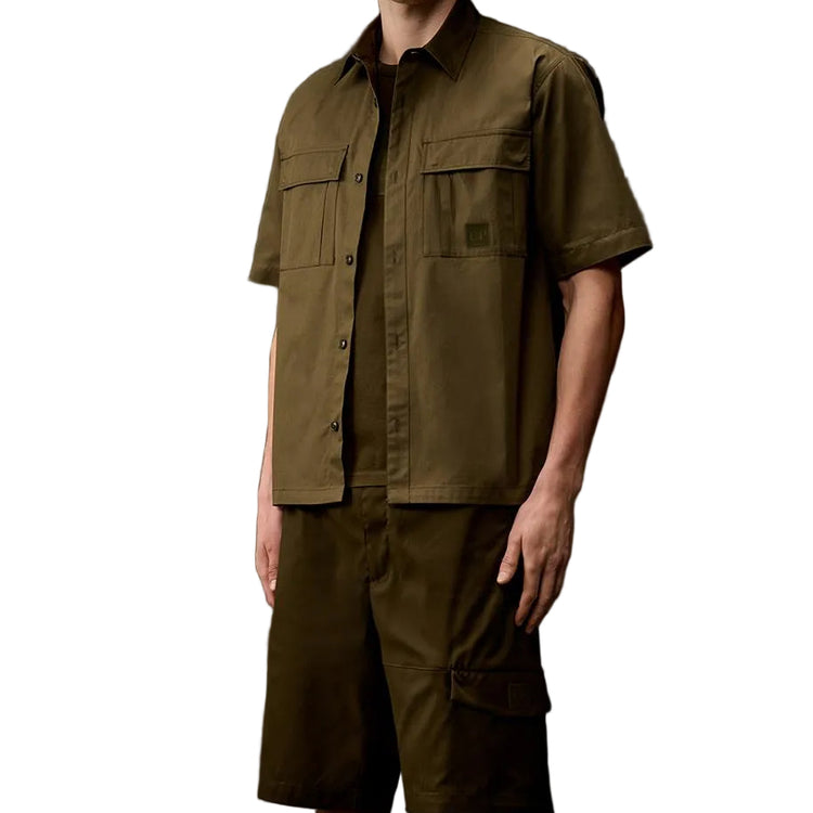 Metropolis Short Sleeve Gabardine Shirt - Casual Basement
