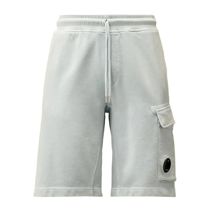 Cotton Diagonal Fleece Resist Dyed Lens Bermudas - Casual Basement