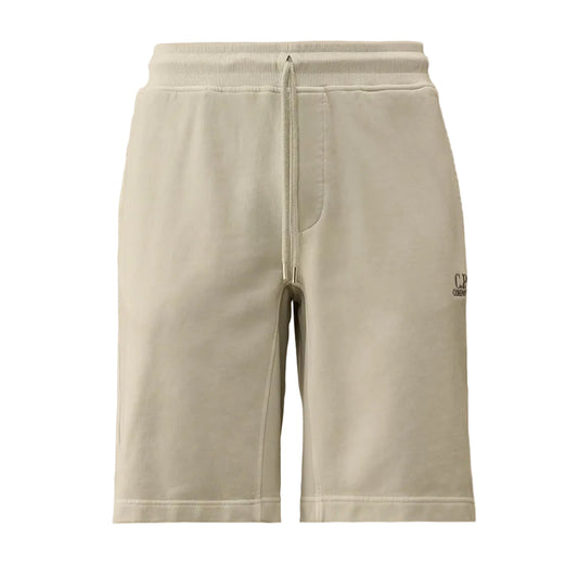 Cotton Diagonal Fleece Resist Dyed Logo Bermudas - Casual Basement