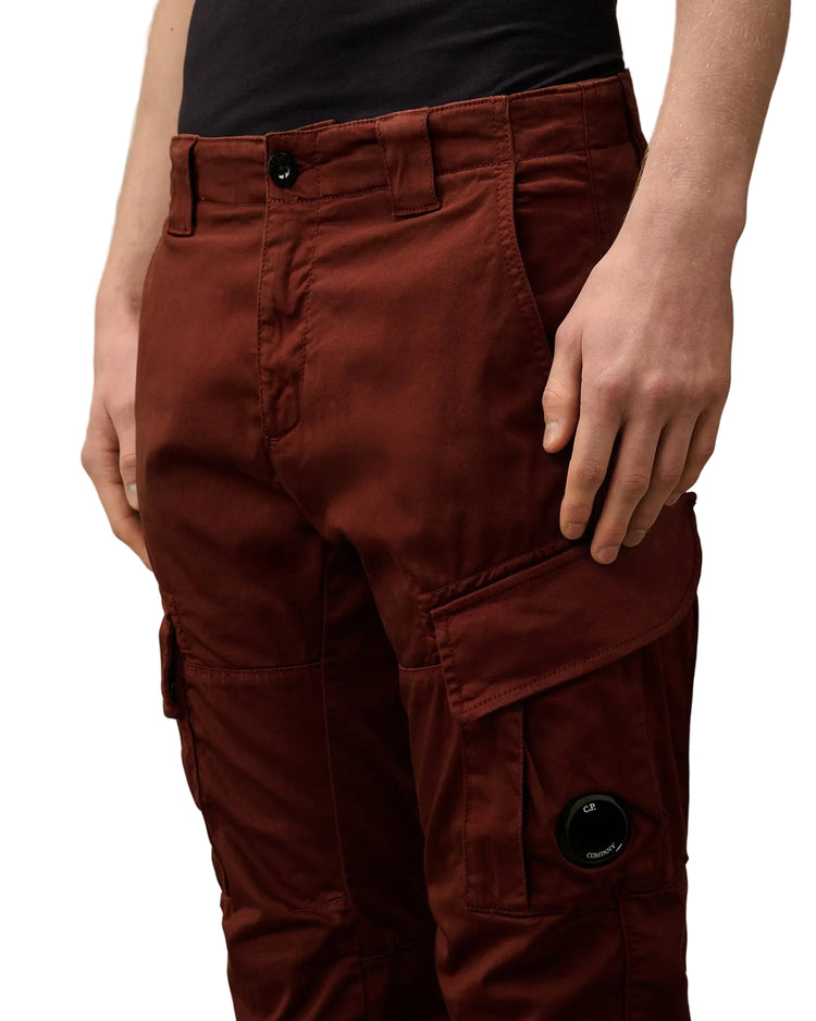 Stretch Satin Lens Cargo Pants - Casual Basement