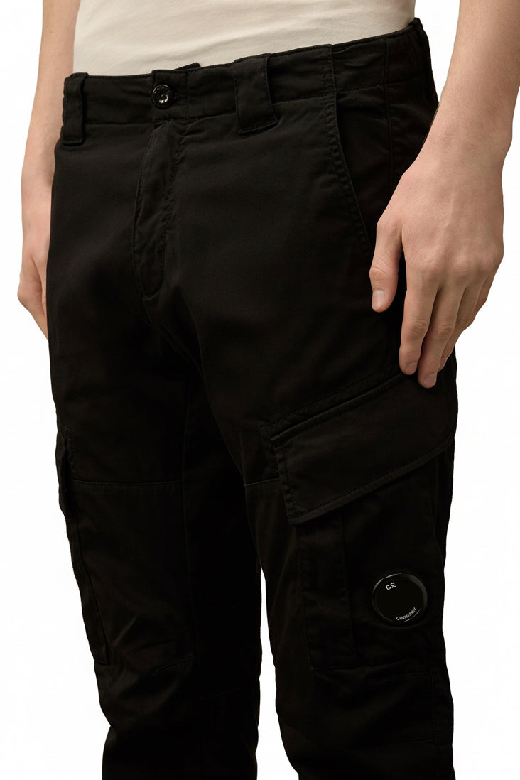 Stretch Satin Lens Cargo Pants - Casual Basement