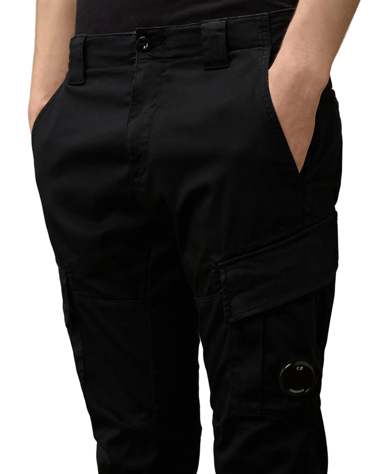 Stretch Satin Lens Cargo Pants - Casual Basement