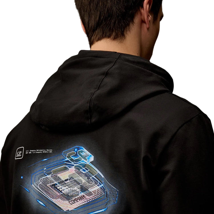 Stretch Fleece Metropolis Hoodie - Casual Basement