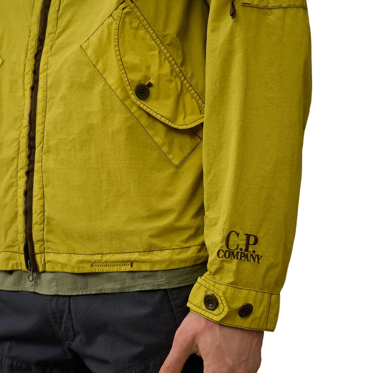 Flatt Nylon Cuff Logo Jacket - Casual Basement