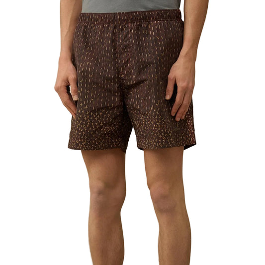 Flatt Nylon Sashiko Print Swim Shorts - Casual Basement