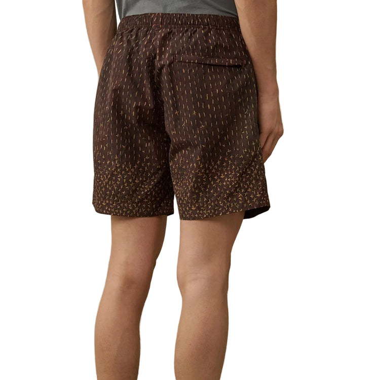 Flatt Nylon Sashiko Print Swim Shorts - Casual Basement