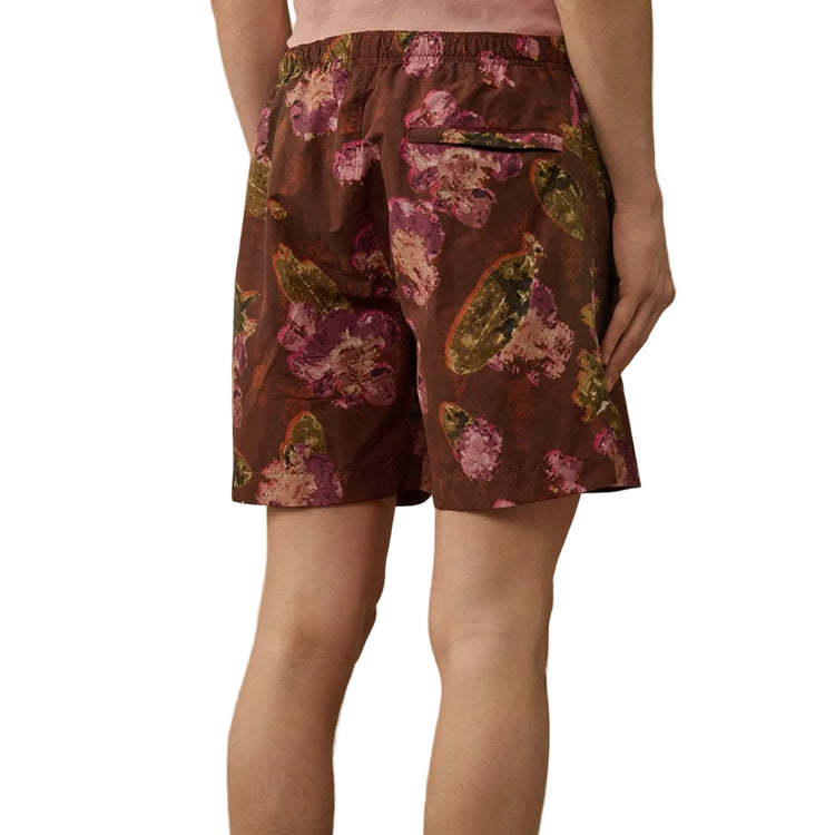 Flatt Nylon Flower Print Swim Shorts - Casual Basement