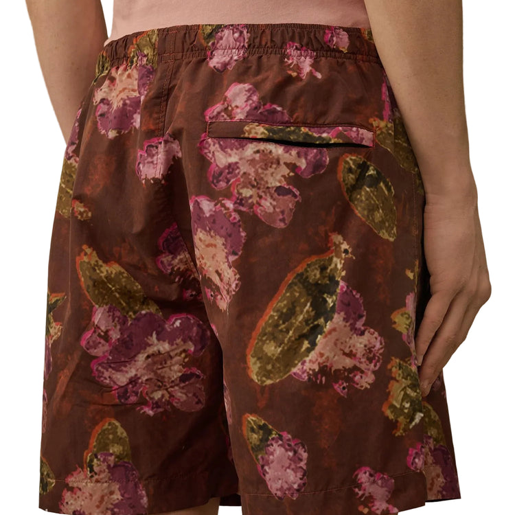 Flatt Nylon Flower Print Swim Shorts - Casual Basement