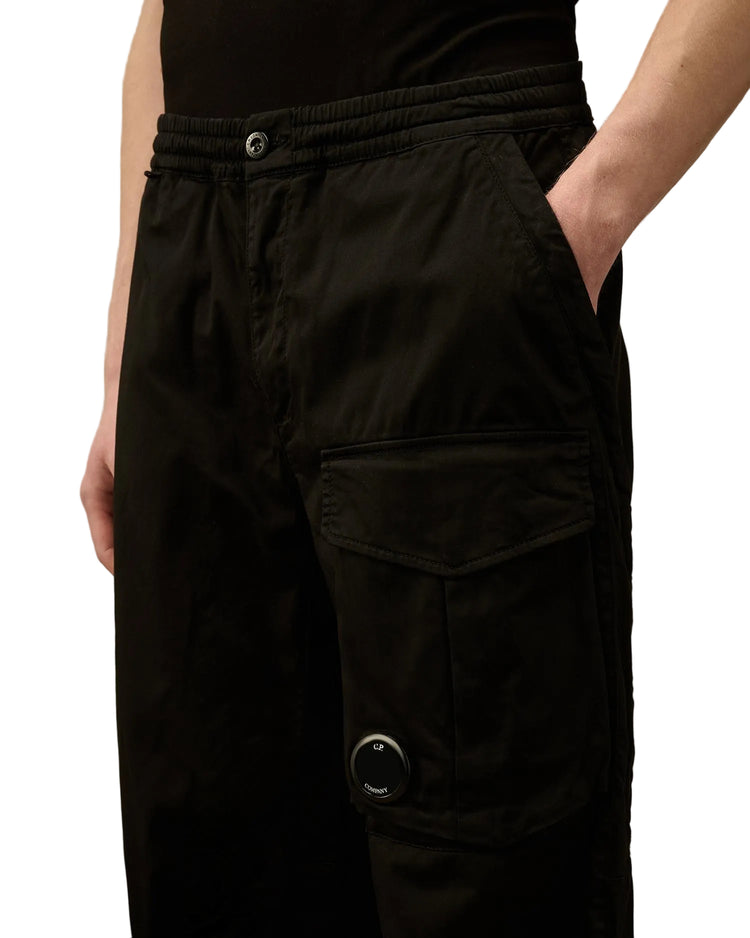Stretch Satin Lens Cargo Pants - Casual Basement