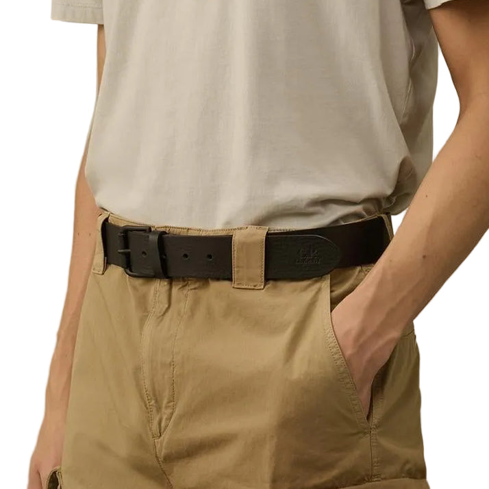 Leather Side Logo Belt - Casual Basement