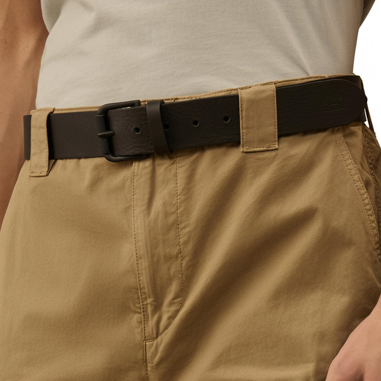 Leather Side Logo Belt - Casual Basement