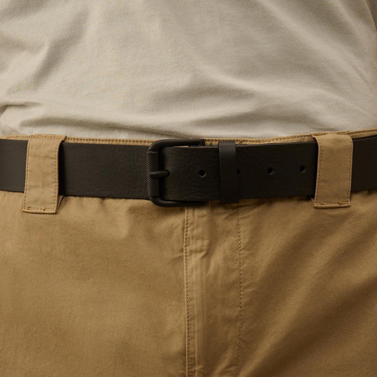Leather Side Logo Belt - Casual Basement