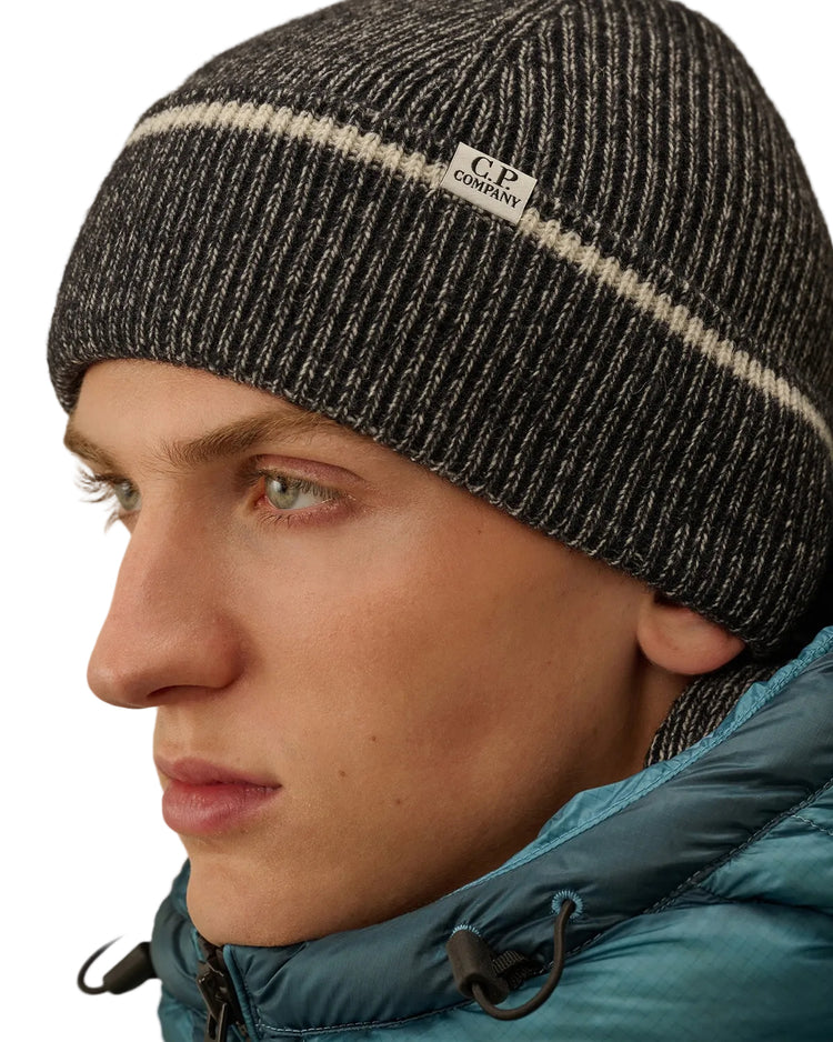 Fleece Knit Logo Beanie