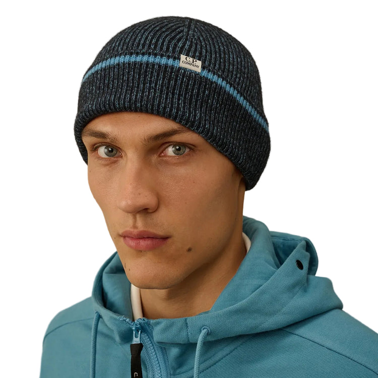 Fleece Knit Logo Beanie