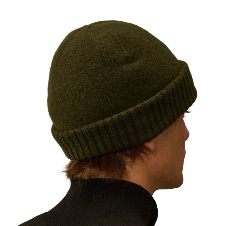 Extrafine Merino Wool Felted Fisherman Beanie