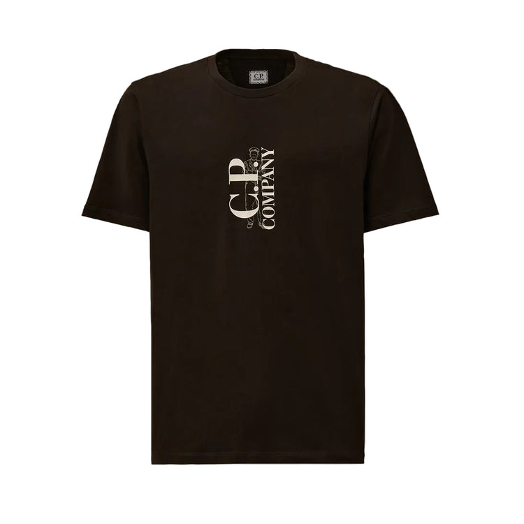 Vertical Logo Print T-Shirt