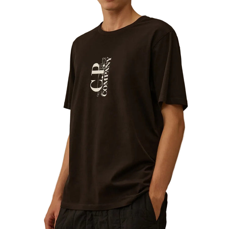 Vertical Logo Print T-Shirt