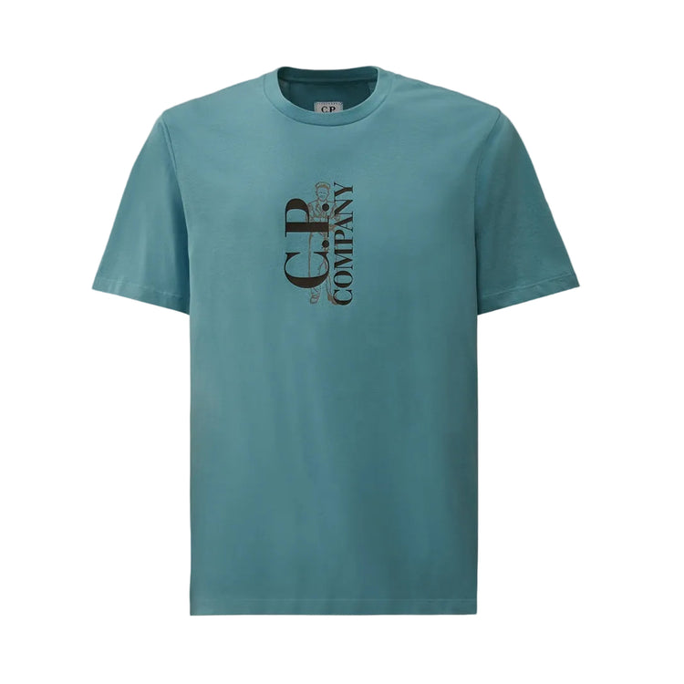 Vertical Logo Print T-Shirt