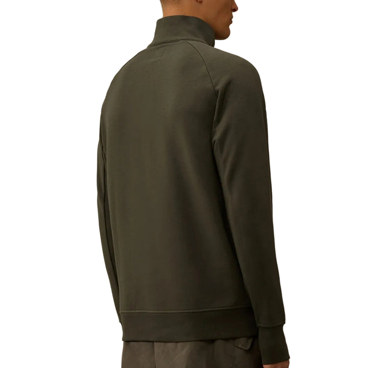 Quarter Zip Lens Fleece Sweatshirt
