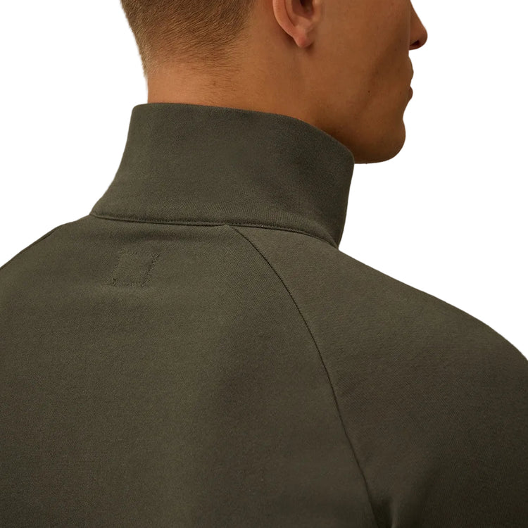 Quarter Zip Lens Fleece Sweatshirt