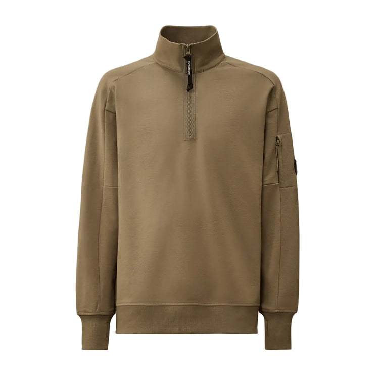 Quarter Zip Lens Fleece Sweatshirt