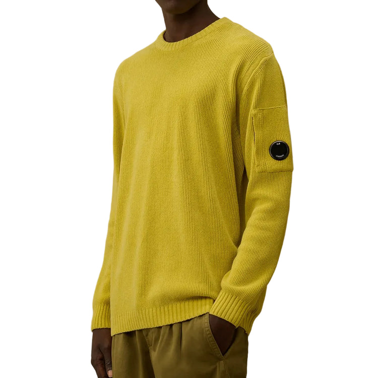 Chenille Crewneck Lens Knit