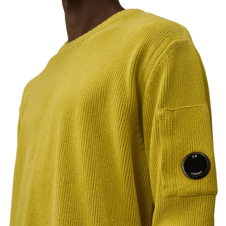 Chenille Crewneck Lens Knit