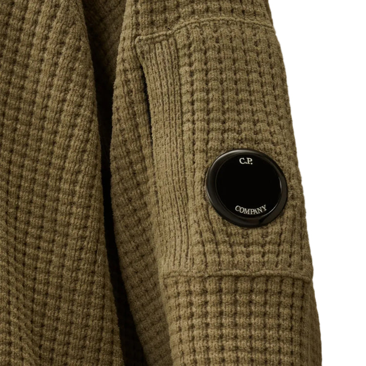 Chenille Waffle Knit Lens Jumper
