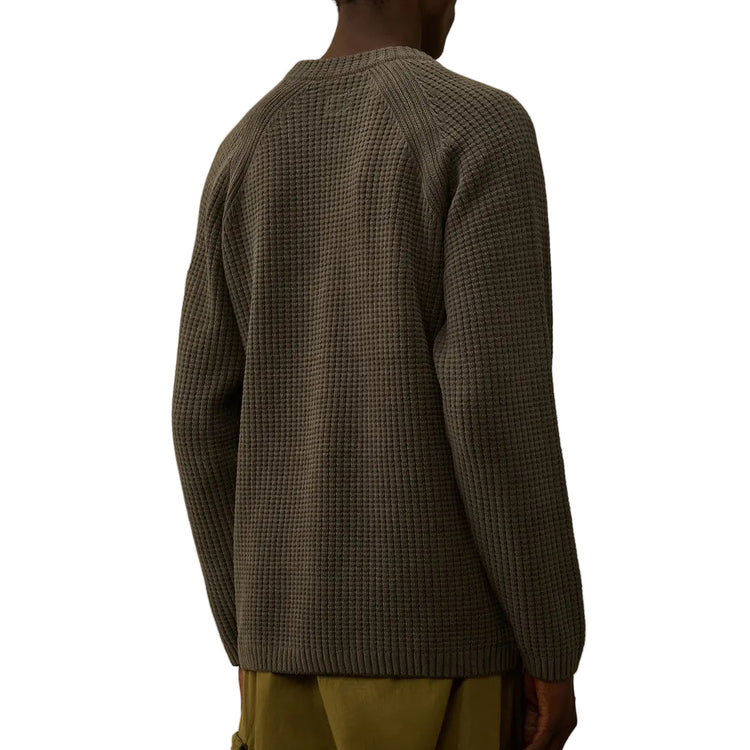 Chenille Waffle Knit Lens Jumper