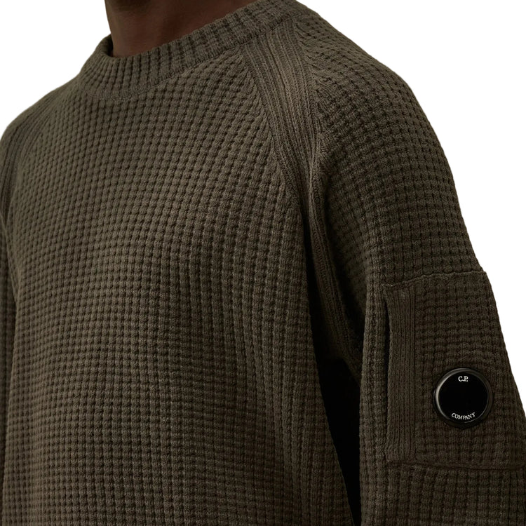 Chenille Waffle Knit Lens Jumper