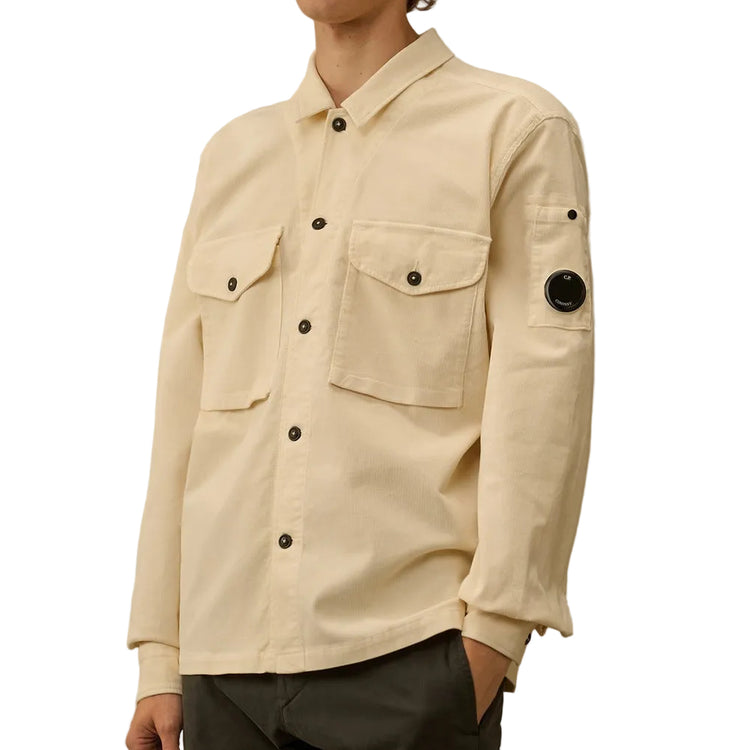 Stretch Corduroy Lens Overshirt