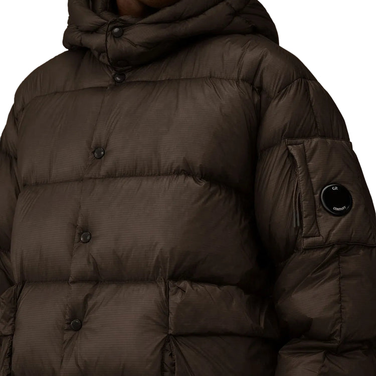 D.D. Shell Hooded Lens Down Jacket