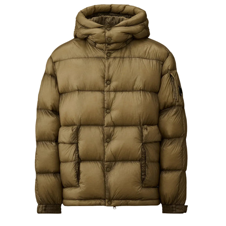 D.D. Shell Hooded Lens Down Jacket