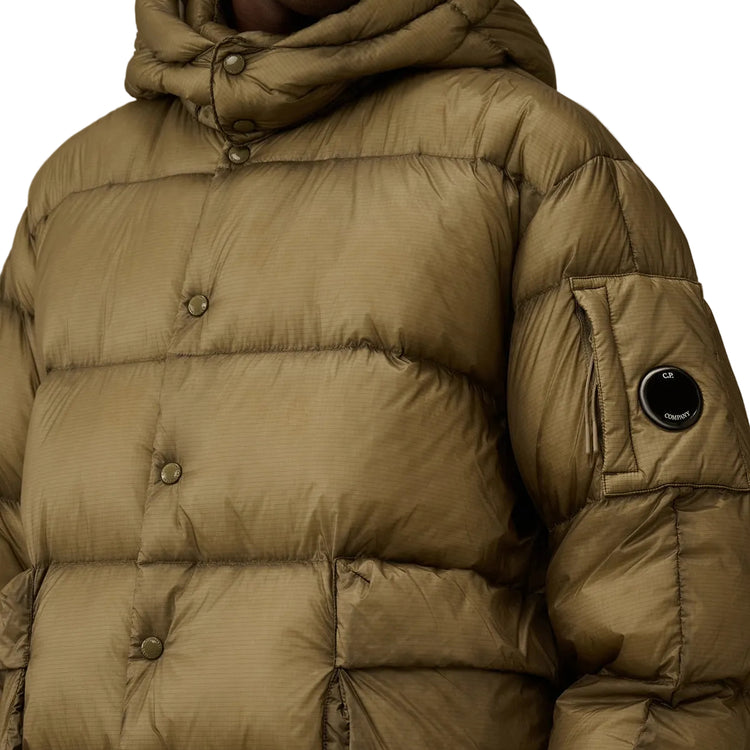 D.D. Shell Hooded Lens Down Jacket