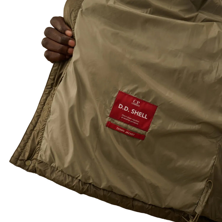 D.D. Shell Hooded Lens Down Jacket