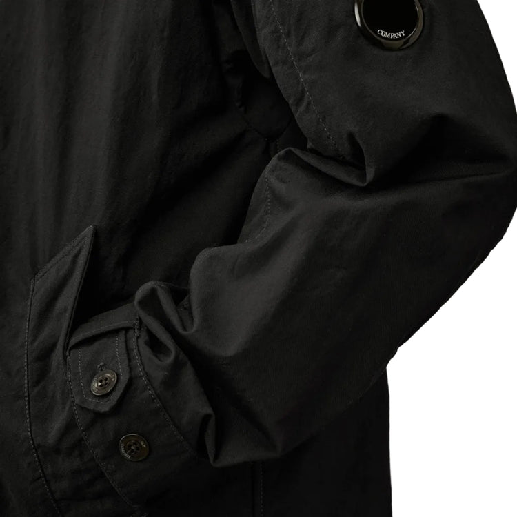 Padded Twill Fishtail Lens Parka