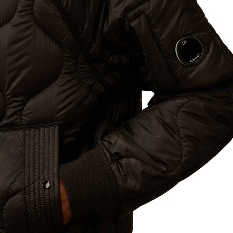 Quilted Liner Hooded Lens Jacket