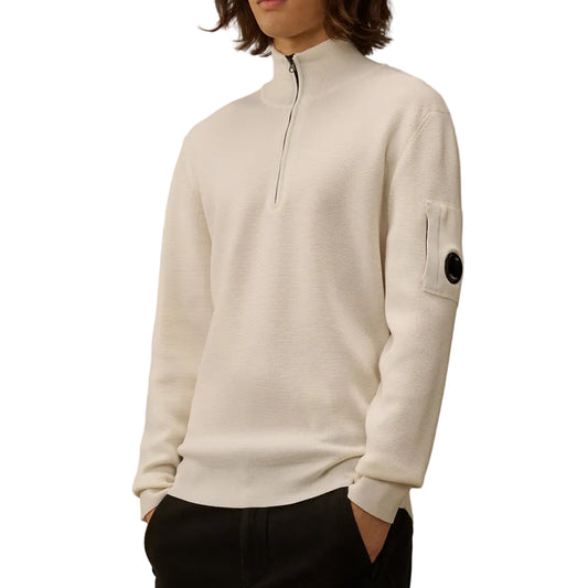 Re-Wool Quarter Zip Lens Knit